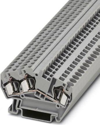 Phoenix Contact TB,Spring-cage,Width:6.2mm,grey