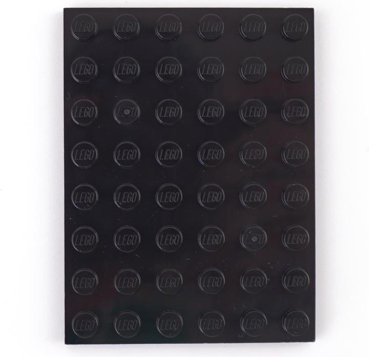 Produktbild LEGO schwarze 6X8 Platten - Classic, Basic, City, Mine Craft - 3036 - 50x (3036, LEGO Zubehör)