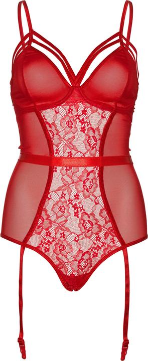 Produktbild Leg Avenue Sheer and lace garter teddy (XL)