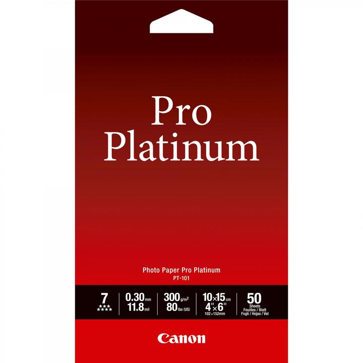 Produktbild Canon PT-101 Pro Platinum (300 g/m², 10 x 15 cm, 50 x)