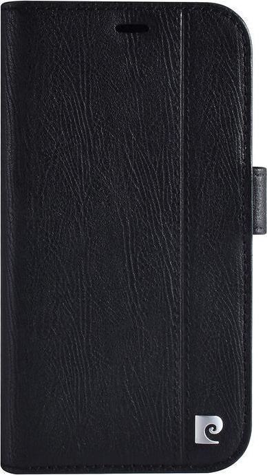 Produktbild Pierre Cardin Hülle iPhone 13 - Echt Leder Book Case schwarz & 3 Kartenfächer No.182 (Apple iPhone 13)