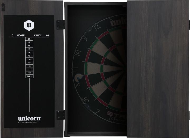 Unicorn Maestro Black Dartboard Cabinet 1 Stck