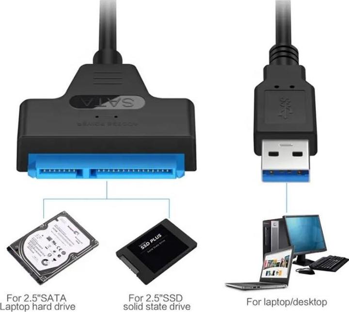 Image du produit PhoneLook Adaptateur câble USB 3.0 discque dur SSD SATA III