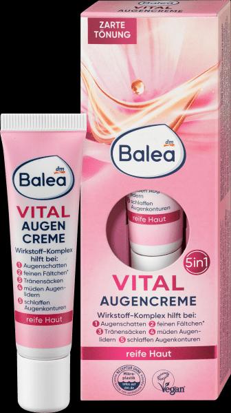 Produktbild dm Balea Augencreme Vital (Crème, 15 ml, Tag + Nacht)