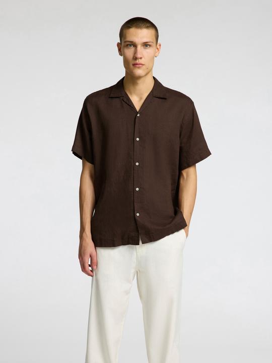 Image du produit Selected Homme 100% Leinen Kurzarmhemd (M)
