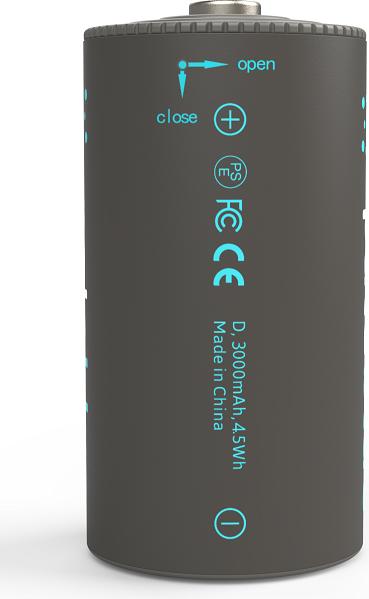Actual product image Pale Blue Battery C (2 pcs., C, 2800 mAh)