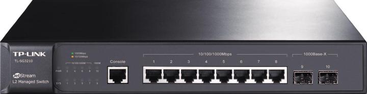 Produktbild TP-Link JETSTREAM - 10-Port Pure-Gigabit Managed Switch (10 Ports)