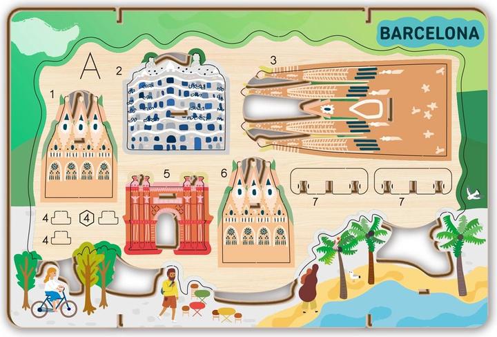 Image du produit Avenir 3D Städte-Bastelset Barcelona