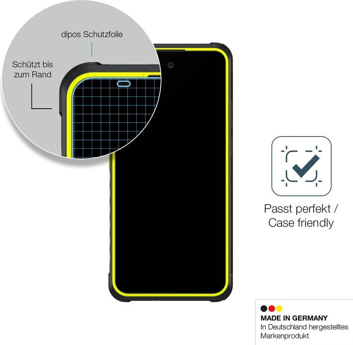 Produktbild Dipos Anti-Shock Displayschutz Matt 9H (1 Stück, Ulefone Armor X)