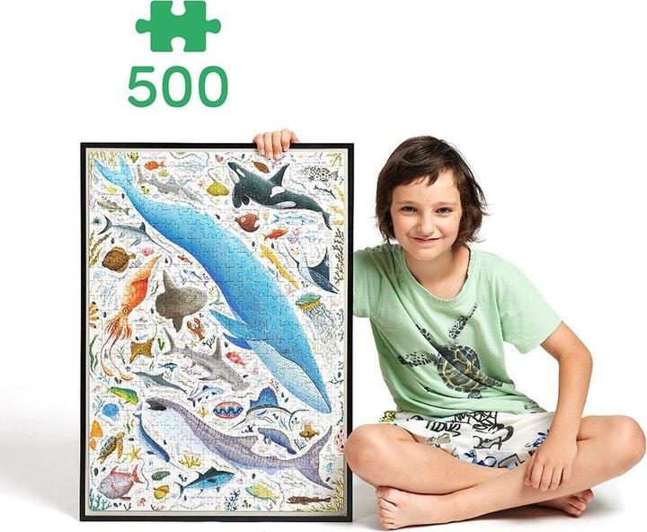 Immagine prodotto Czuczu Puzzle con pesci e animali acquatici, 500 pezzi (500 pezzi)