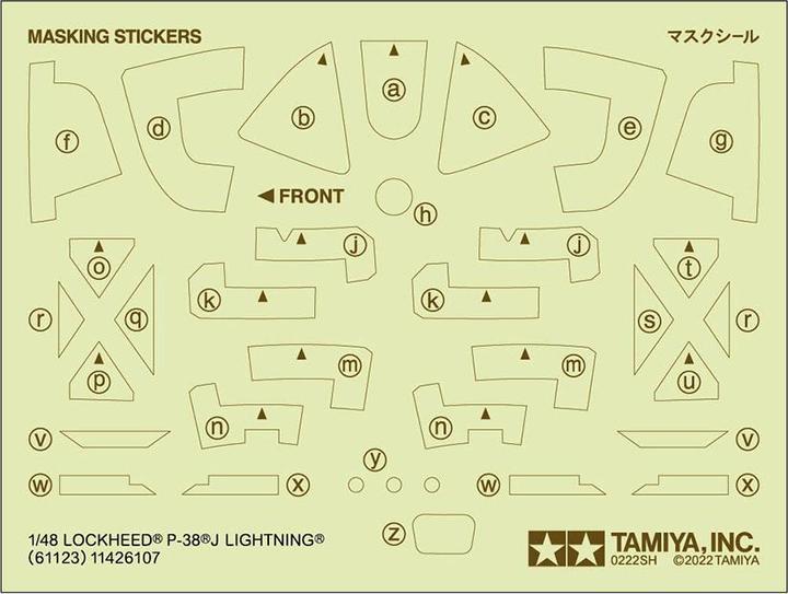 Immagine prodotto Tamiya 1/48 Lockheed P38 J Lightning