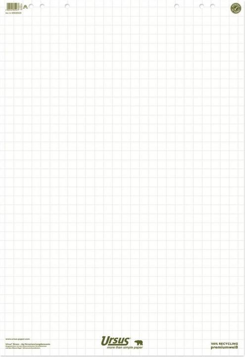 Ursus Flipchart 68 x 99 cm, 20 sheets, squared, 5 pieces