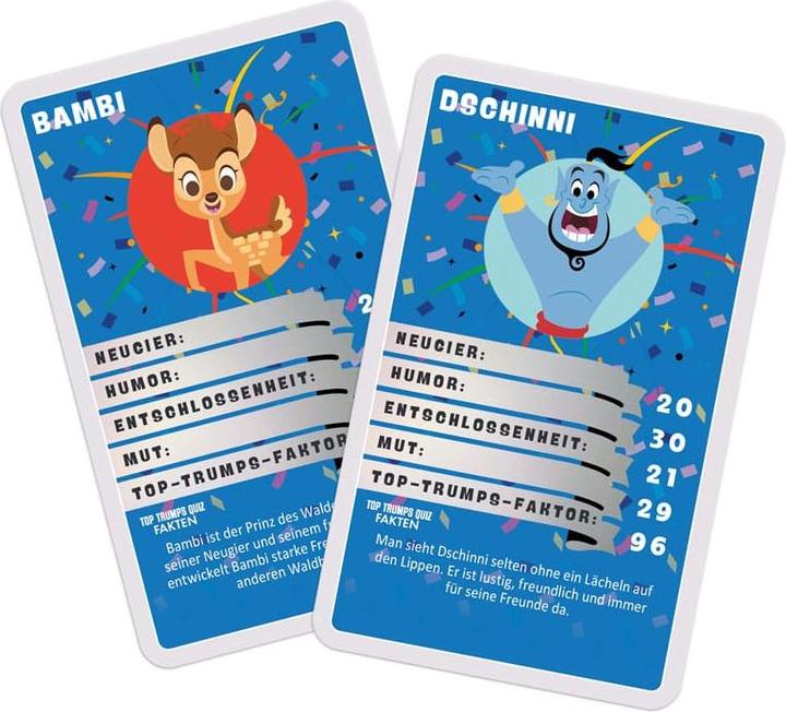 Immagine prodotto Winning Moves Gioco di carte Disney Top Trumps Quiz Disney 100 *ALLEMAND*
