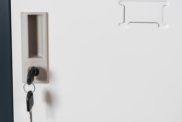 Actual product image Jet-Line Metal locker Locker 15 compartments BUDAPEST locker dark grey-white