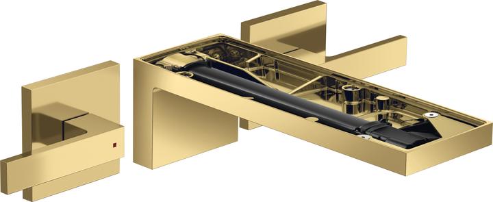 Produktbild hansgrohe AXOR MyEdition 3-Loch Waschtischmischer, Unterputz, mit Ablaufgarnitur, ohne Platte, Ausla