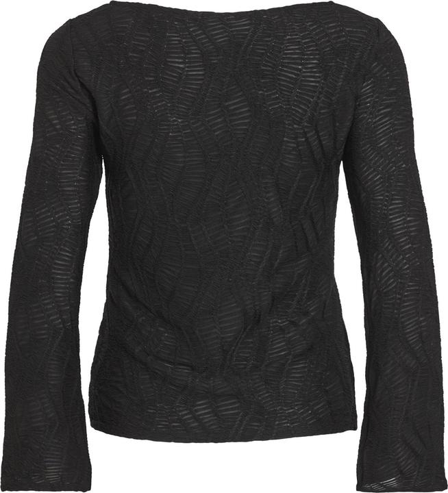 Actual product image Vila Boat-neck top with long sleeves (XS)