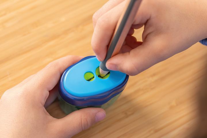 Image du produit Pelikan Taille-crayons boîte double Griffix bleu