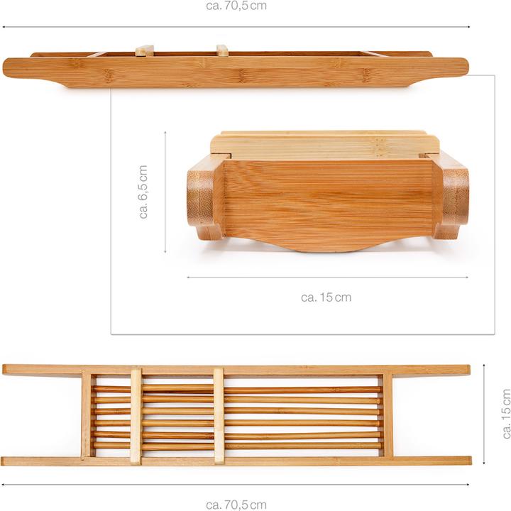 Actual product image Relaxdays Bambus (14 x 69 x 6.5 cm)