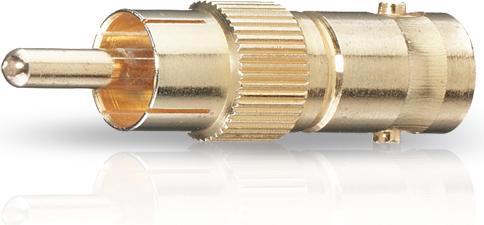 Oehlbach BNC CO-2 - 2 pièces Connecteur Cinch vers couplage BNC