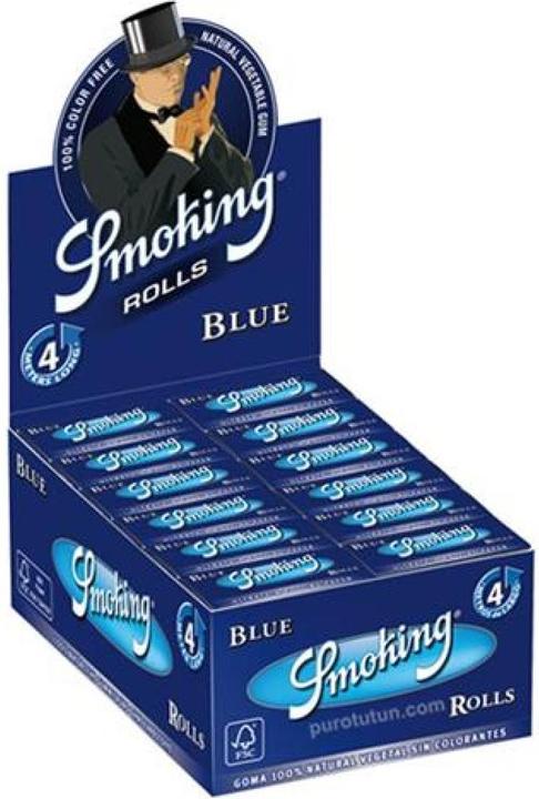 Actual product image Smoking Blue Rolls Box