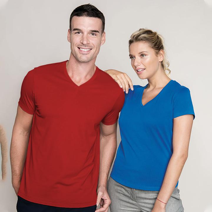 Image du produit Kariban T-shirt Slim Fit col V (S)