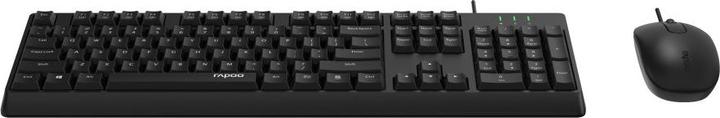 Produktbild Rapoo Kabelgebundenes Kombo Set "NX1500", Schwarz, QWERTZ (DE, Kabelgebunden)
