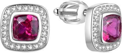 Actual product image Beneto Silver earrings with zircons TAGUP1605S (L)