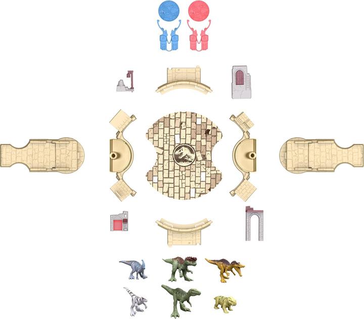Actual product image Jurassic World Mini Battle Arena