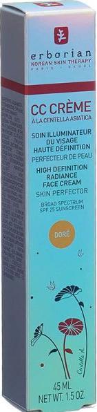 Image du produit Erborian CC Creme (Doré)