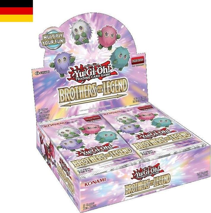 Actual product image Yu-Gi-Oh Brothers of Legend Booster Pack (German, Booster Pack)