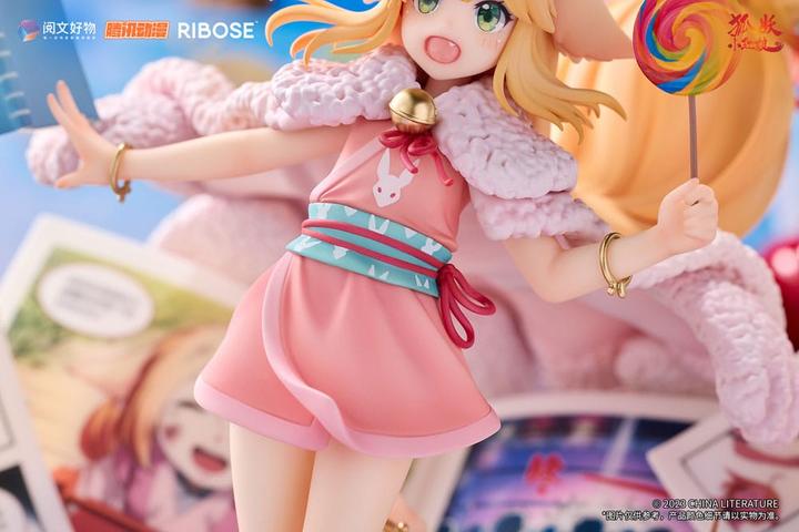 Actual product image Ribose Fox Spirit Matchmaker statuette PVC 1/7 Susu Tushan Hongchenqianyuan Ver. 24 cm