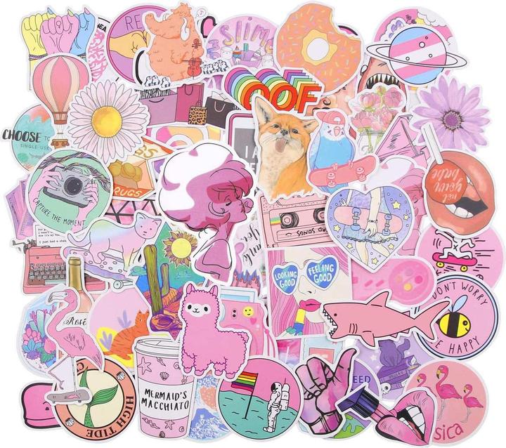 Actual product image JTI Mega pack with stickers - Pink Mix