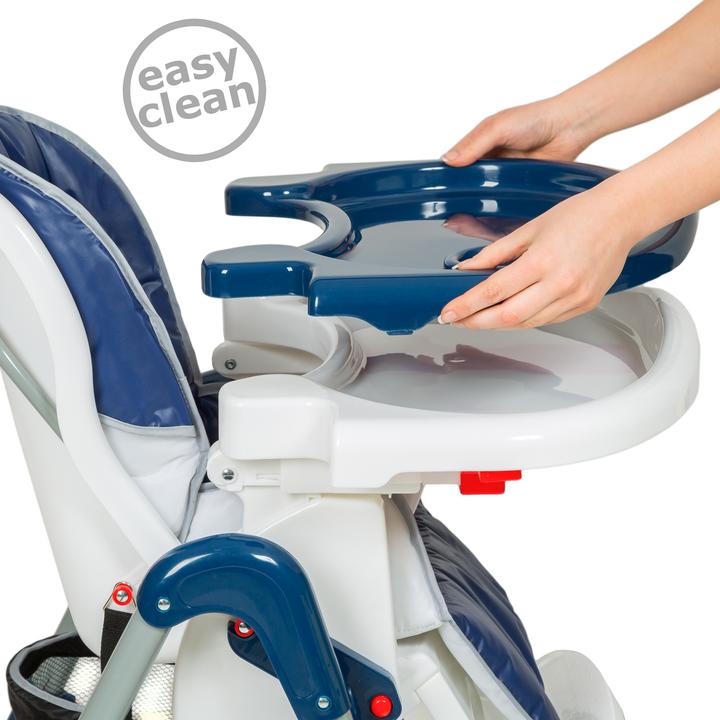 Produktbild tectake Hochstuhl mit Rollen