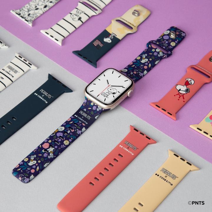 Image du produit Caseme Bracelet pour Apple Watch 38/40/41 mm avec design Peanuts (38 mm, 40 mm, 41 mm, Silicone)