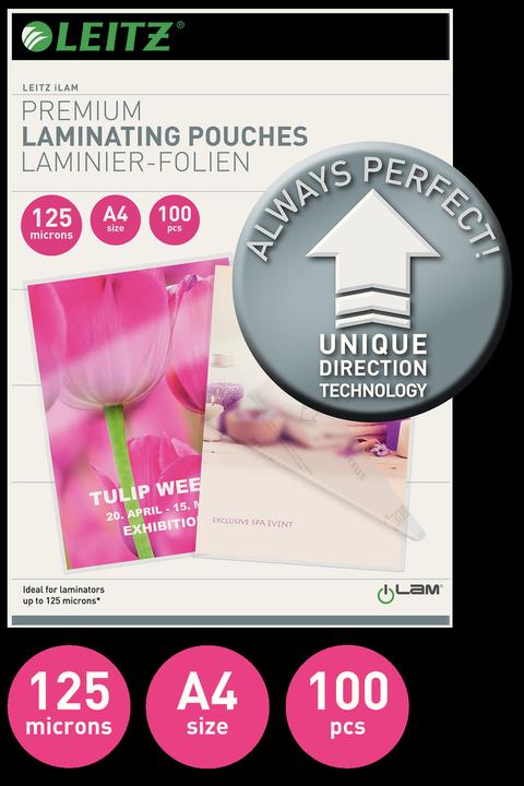 Actual product image Leitz Laminating foil (A4, 100 Piece, 125 µm)