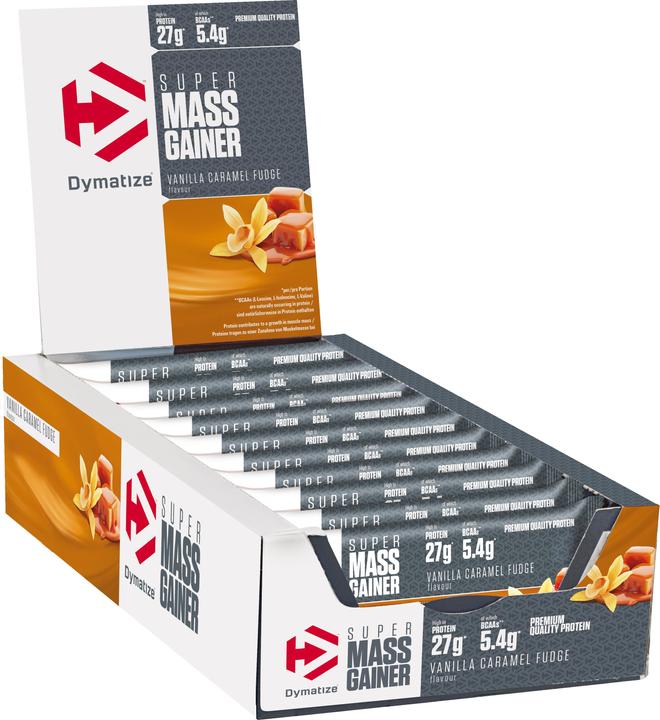 Actual product image Dymatize Super Mass Gainer (Caramel, Vanilla, 10 pcs., 900 g)