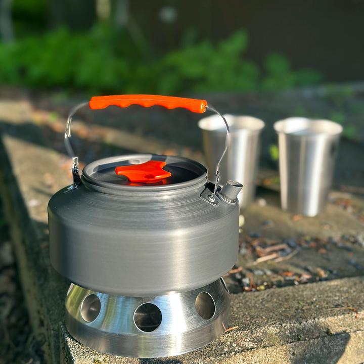 Actual product image Intirilife Camping Kettle Outdoor Cooking Kettle (1.10 l)