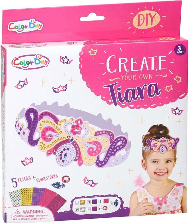 Actual product image Mosaic tiara production