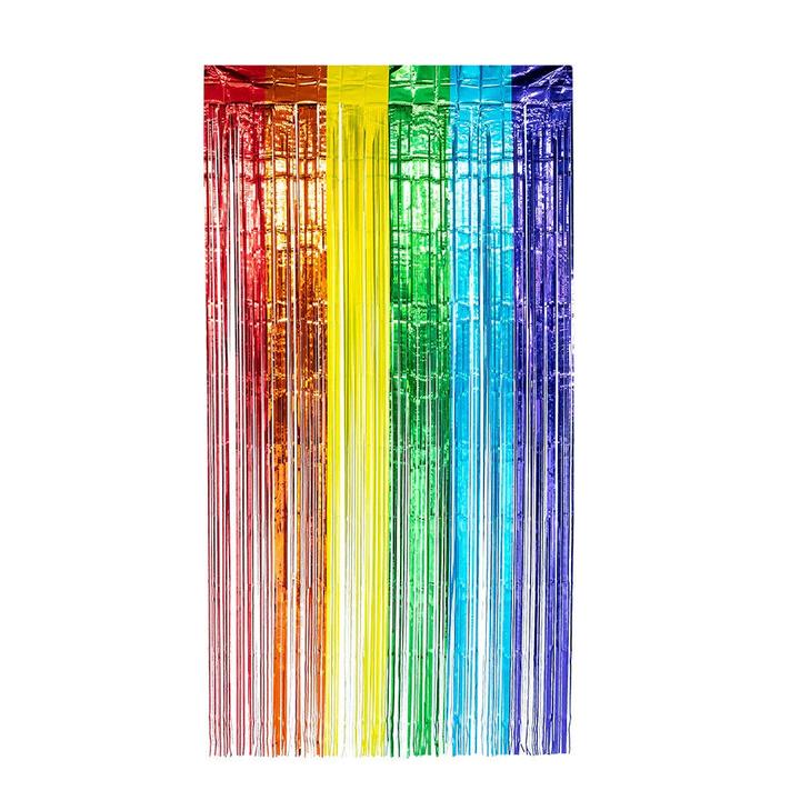 Produktbild Boland Folienvorhang metallic Regenbogen 200x100cm
