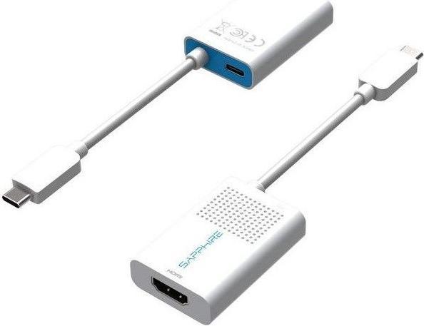 Sapphire USB Type-C to HDMI Active charging (6 cm)