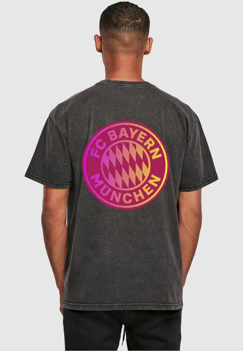 Produktbild FC Bayern München Mia San Mia Color Acid Washed Heavy Oversize Tee - 115683 (4XL)