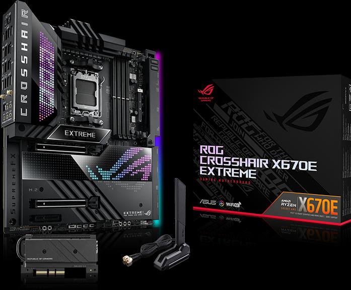 Produktbild ASUS ROG CROSSHAIR X670E Extreme (AM5, AMD X670E, E-ATX)