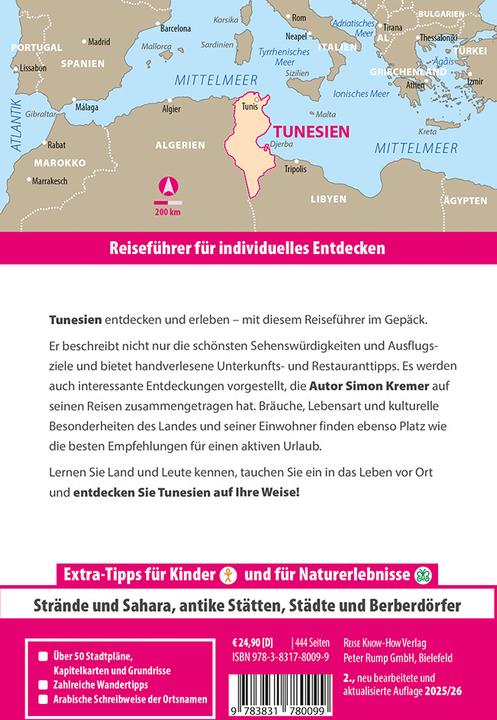 Produktbild Reiseführer Tunesien (Deutsch, Simon Kremer, 2025)