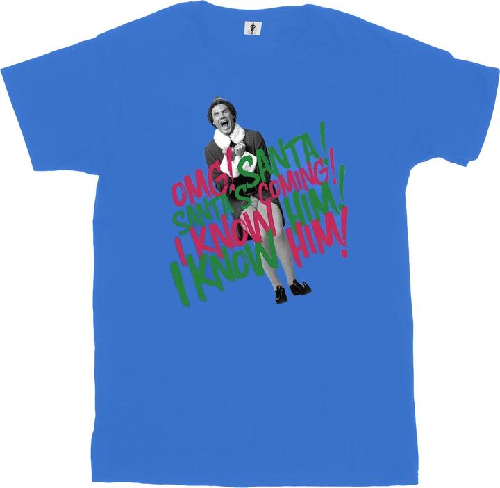 Immagine prodotto Elf Santa's Coming Maglietta Ampia Donna (XL)