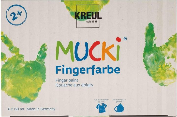Produktbild Kreul MUCKI Fingerfarben (Bunt, 900 ml)