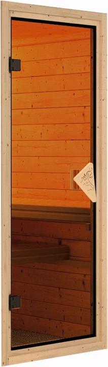 Actual product image Karibu Fiona 2 with roof rim (9 KW internal control)