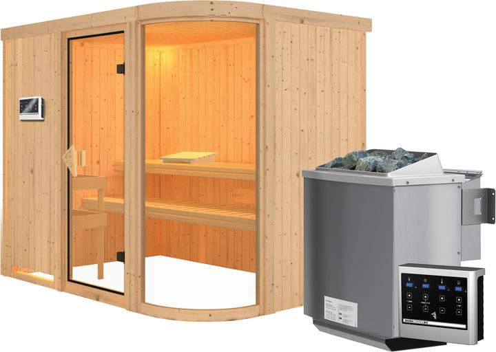 Produktbild Karibu Parima 4 ohne Dachkranz (9 KW Bio externe Steuerung)