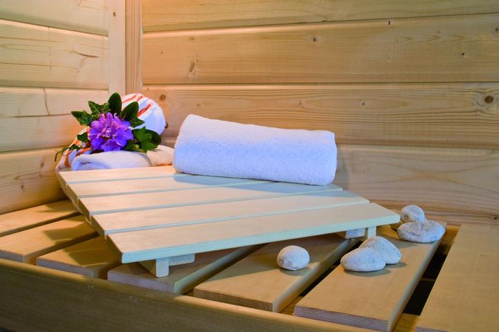 Actual product image Karibu Home sauna Sonara front entry (9 KW Bio external control)