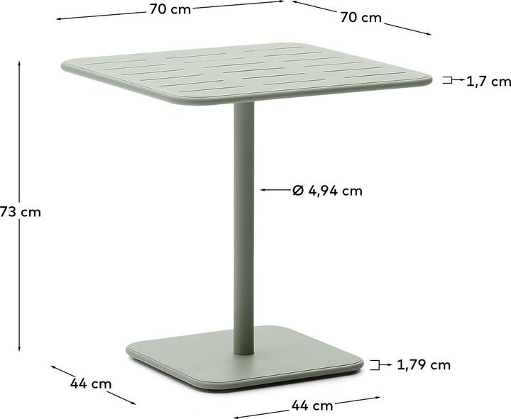 Produktbild Kave Home Brai (70 x 70 x 73 cm)