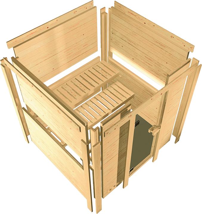 Image du produit Karibu Cortona avec couronne de toit (Sans four)